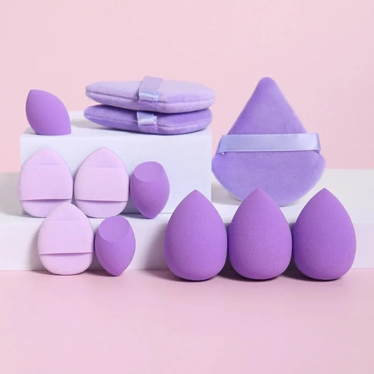 All-Purpose 12 Piece Makeup Sponge and Puff Set
