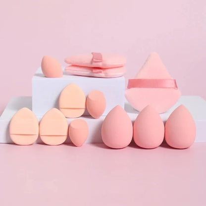 All-Purpose 12 Piece Makeup Sponge and Puff Set