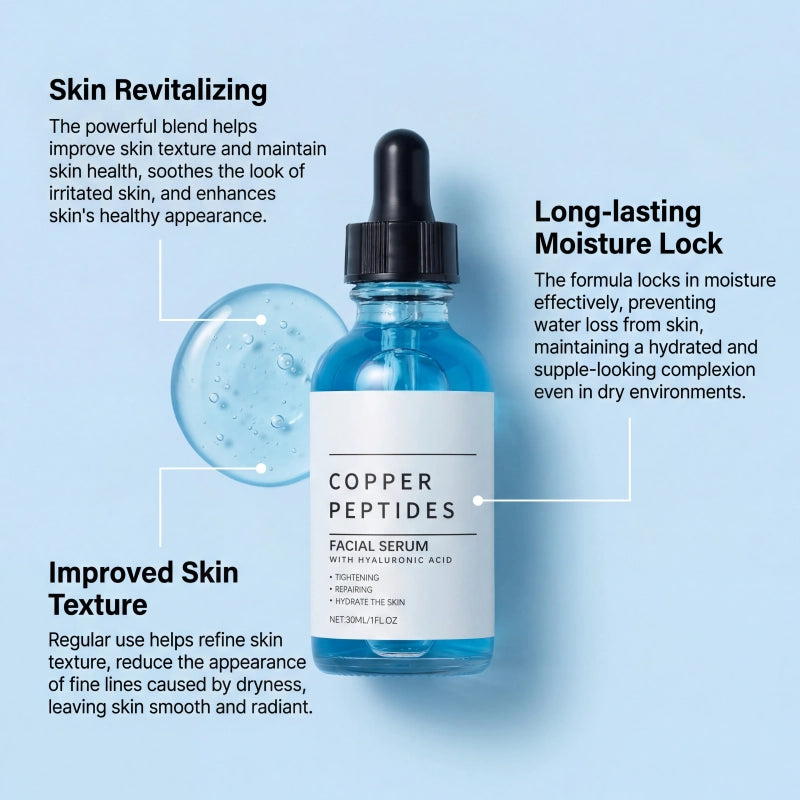 Copper Peptide & Hyaluronic Acid Facial Serum